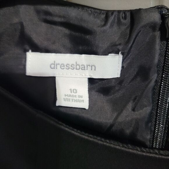 Black Structured Belted Dress  - Picture 5 of 5